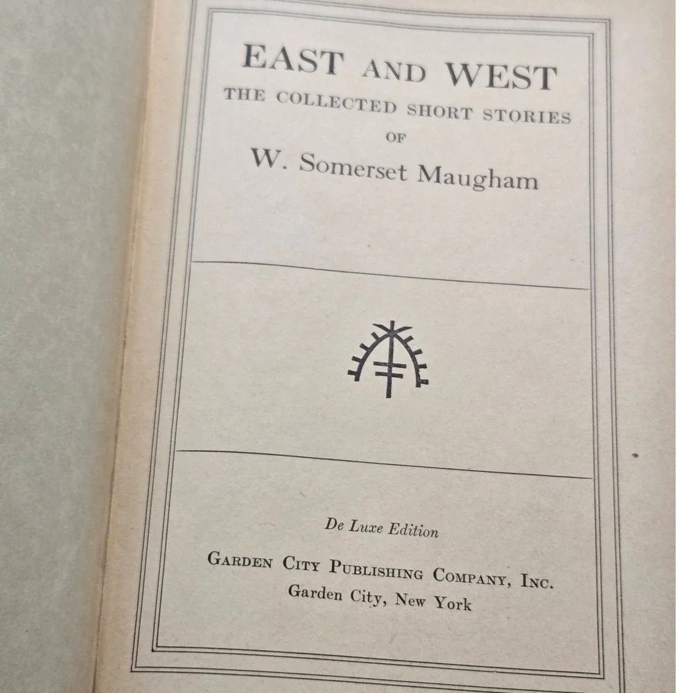Garden‎ City Publishing East and West W Somerset Maugham 1934 Deluxe - Picture 3 of 10